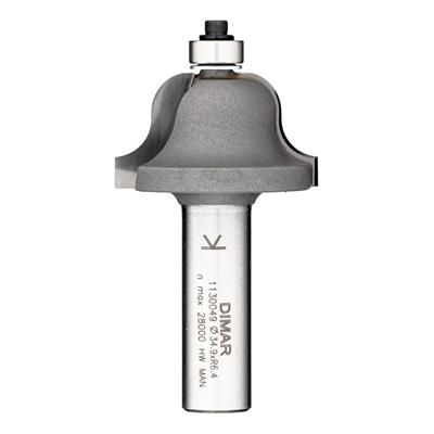 Фреза Dimar 1130049 фаска римская R6,3 D34,9x20 L67,5 подшипник, хвостовик 12