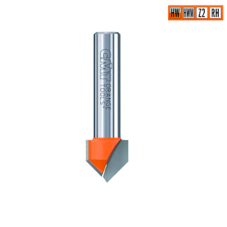 Фреза концевая CMT V-образная D=16,0 I=12,7 S=8,0 L=52,8