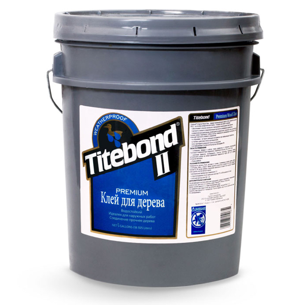 Клей Titebond II Premium столярный 20 кг (18,93 л)