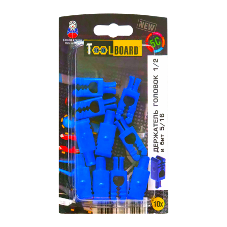 Tool Board ДЕРЖАТЕЛЬ БИТ 5/16 ГОЛОВОК 1/2 (10 шт.)